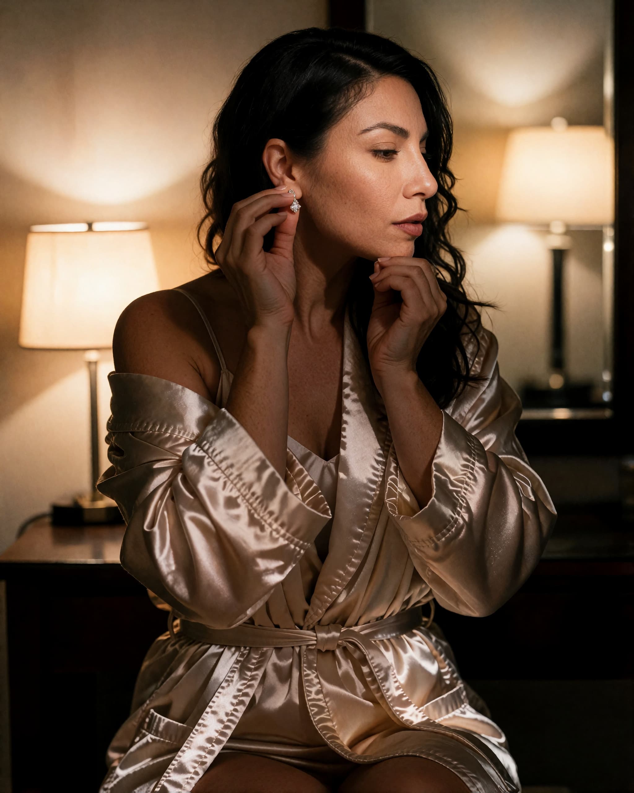 Vanity, Getting Ready