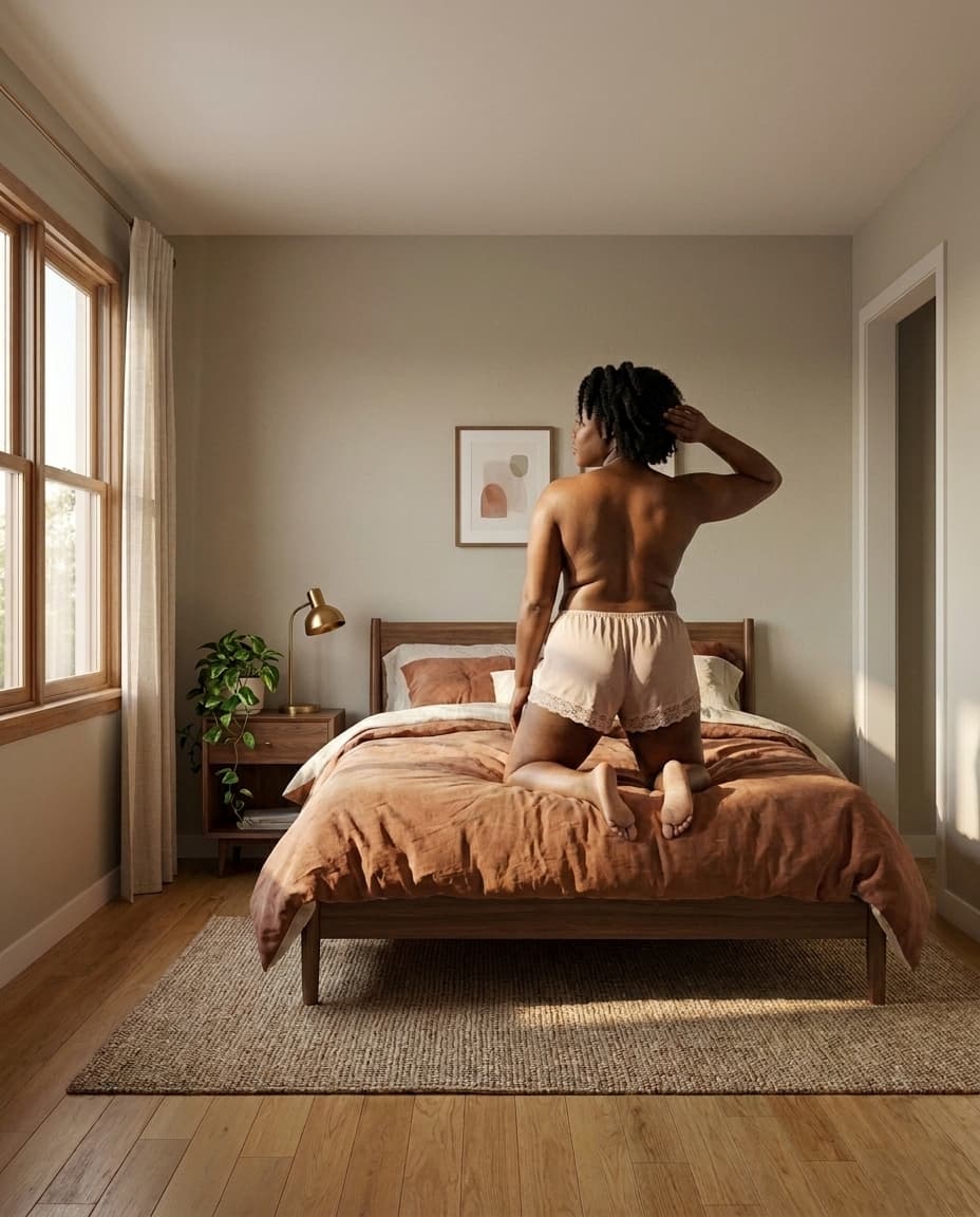 Back Kneel in Lace